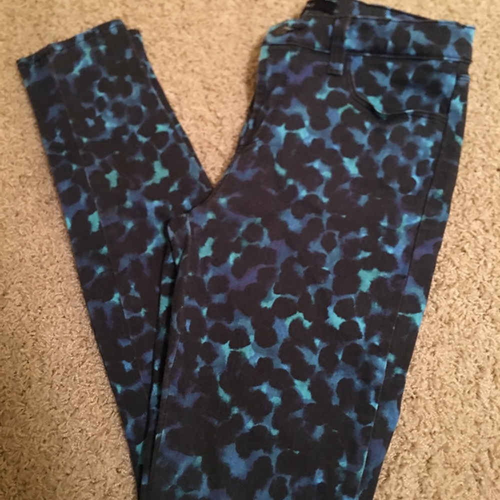 JBrand animal print skinny jean